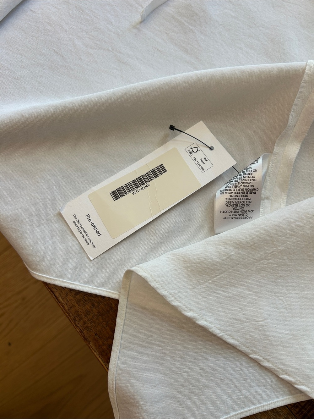 TIBI Drape Twill Wrap Dress in White - Picture 13 of 16